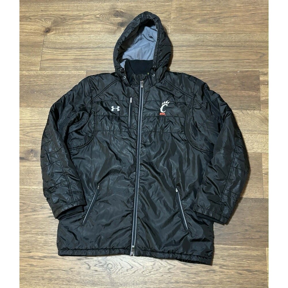 Cincinnati Bearcats Under Armour ColdGear Jacket Coat NCAA Men’s Size XL